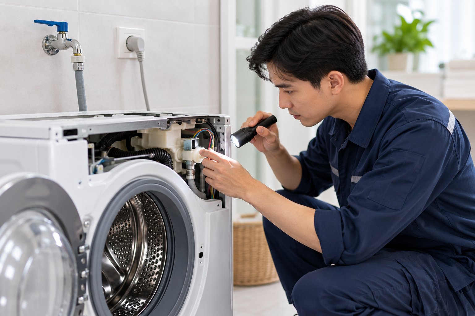 Máy giặt Electrolux cấp nước liên tục: Cách xử lý 2 Ảnh minh hoạ: Máy giặt Electrolux cấp nước liên tục: Cách xử lý