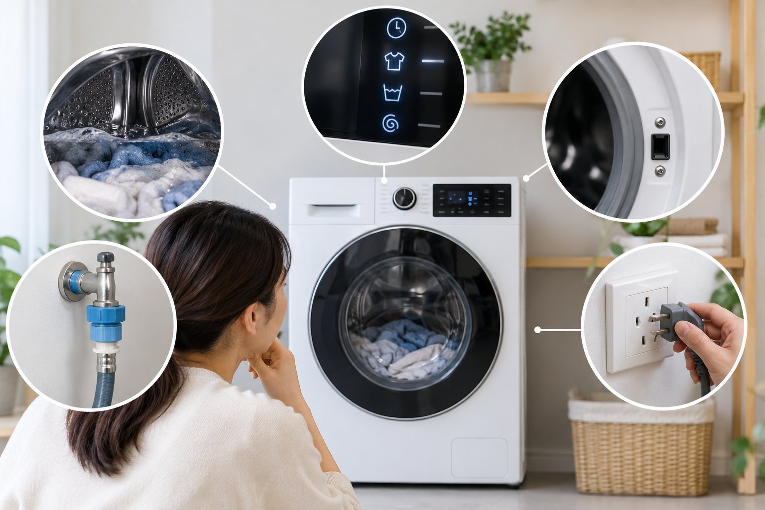 Máy giặt Electrolux dừng giữa chu trình: Cách xử lý 1 Ảnh minh hoạ: Máy giặt Electrolux dừng giữa chu trình: Cách xử lý