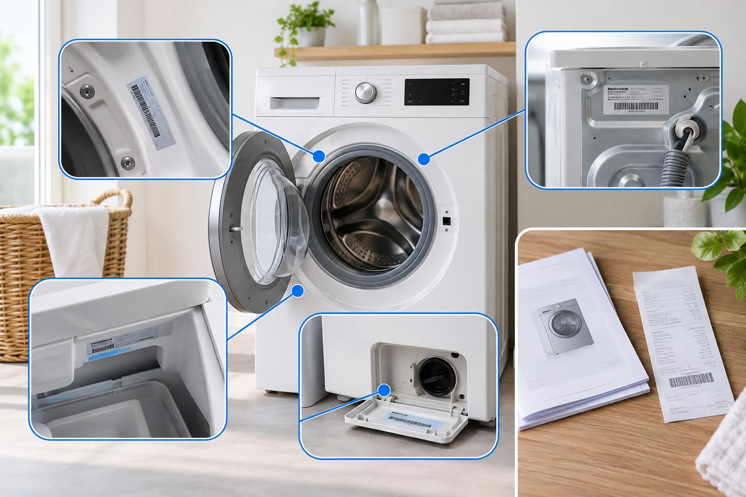 Tem serial máy giặt Electrolux bị mờ: Cách tra cứu 1 Ảnh minh hoạ: Tem serial máy giặt Electrolux bị mờ: Cách tra cứu