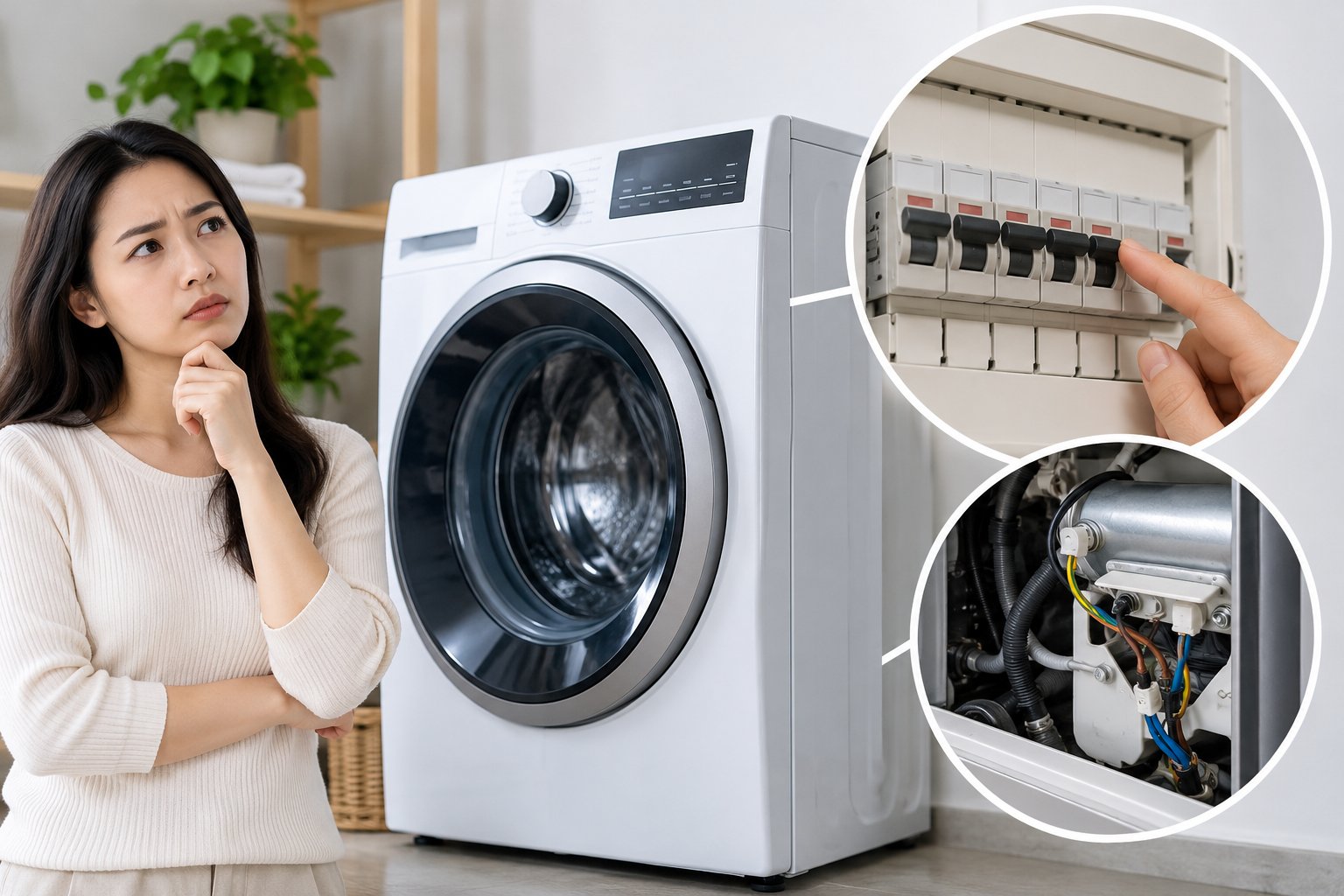 Máy giặt Electrolux làm nhảy aptomat: Xử lý an toàn 1 Ảnh minh hoạ: Máy giặt Electrolux làm nhảy aptomat: Xử lý an toàn