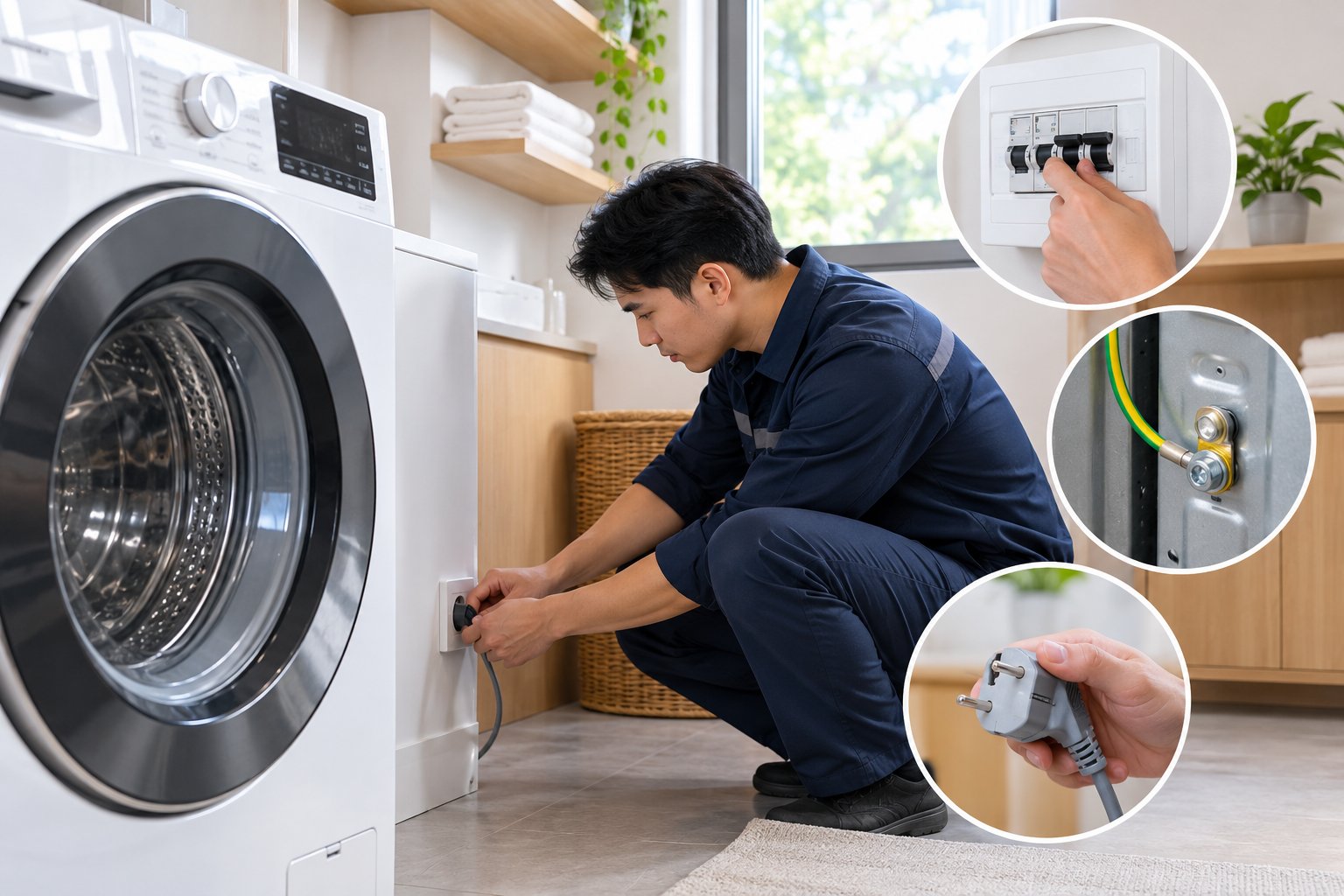 Vỏ máy giặt Electrolux bị tê điện: Xử lý an toàn 3 Ảnh minh hoạ: Vỏ máy giặt Electrolux bị tê điện: Xử lý an toàn