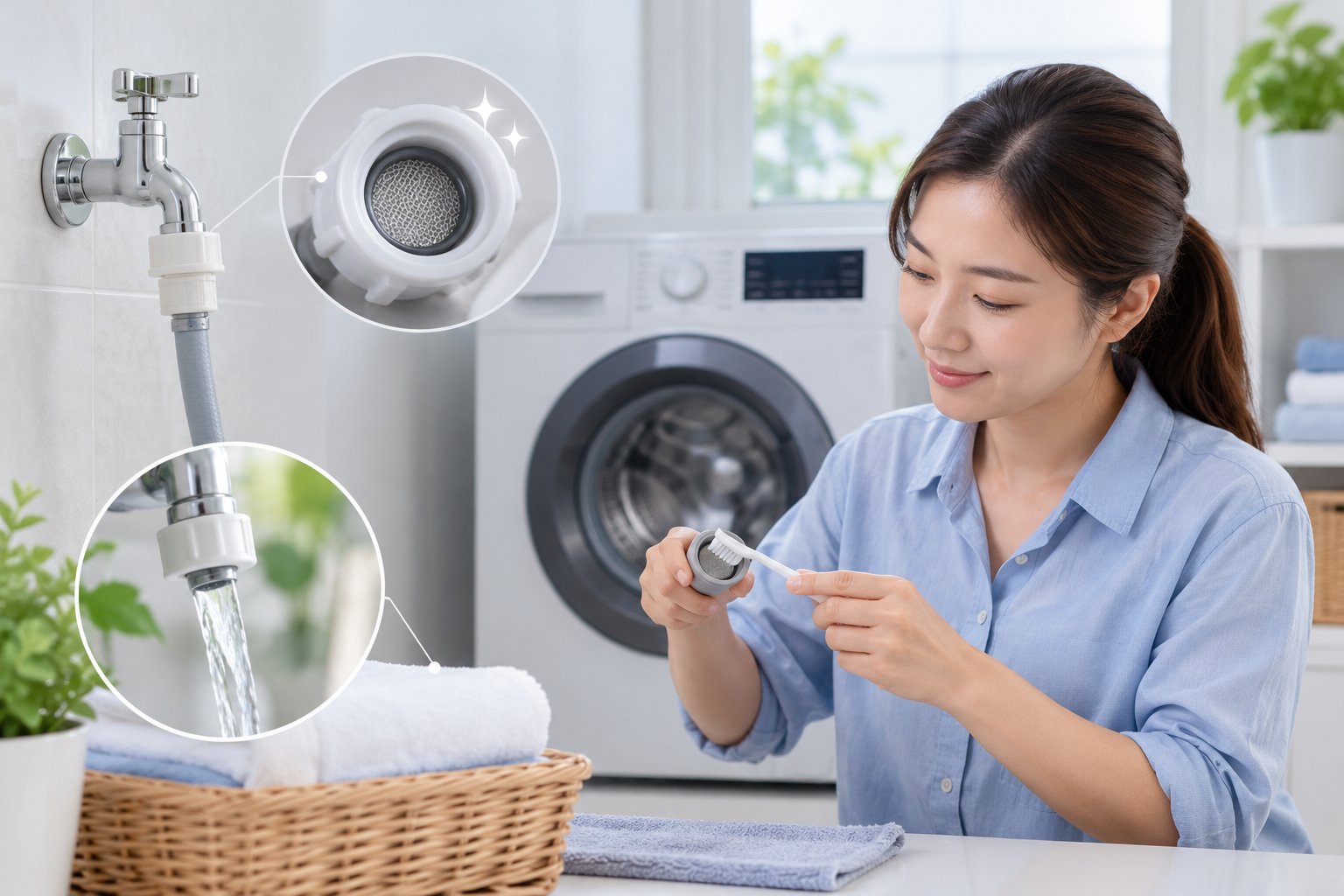 Cách vệ sinh lưới lọc cấp nước máy giặt Electrolux 3 Ảnh minh hoạ: Cách vệ sinh lưới lọc cấp nước máy giặt Electrolux