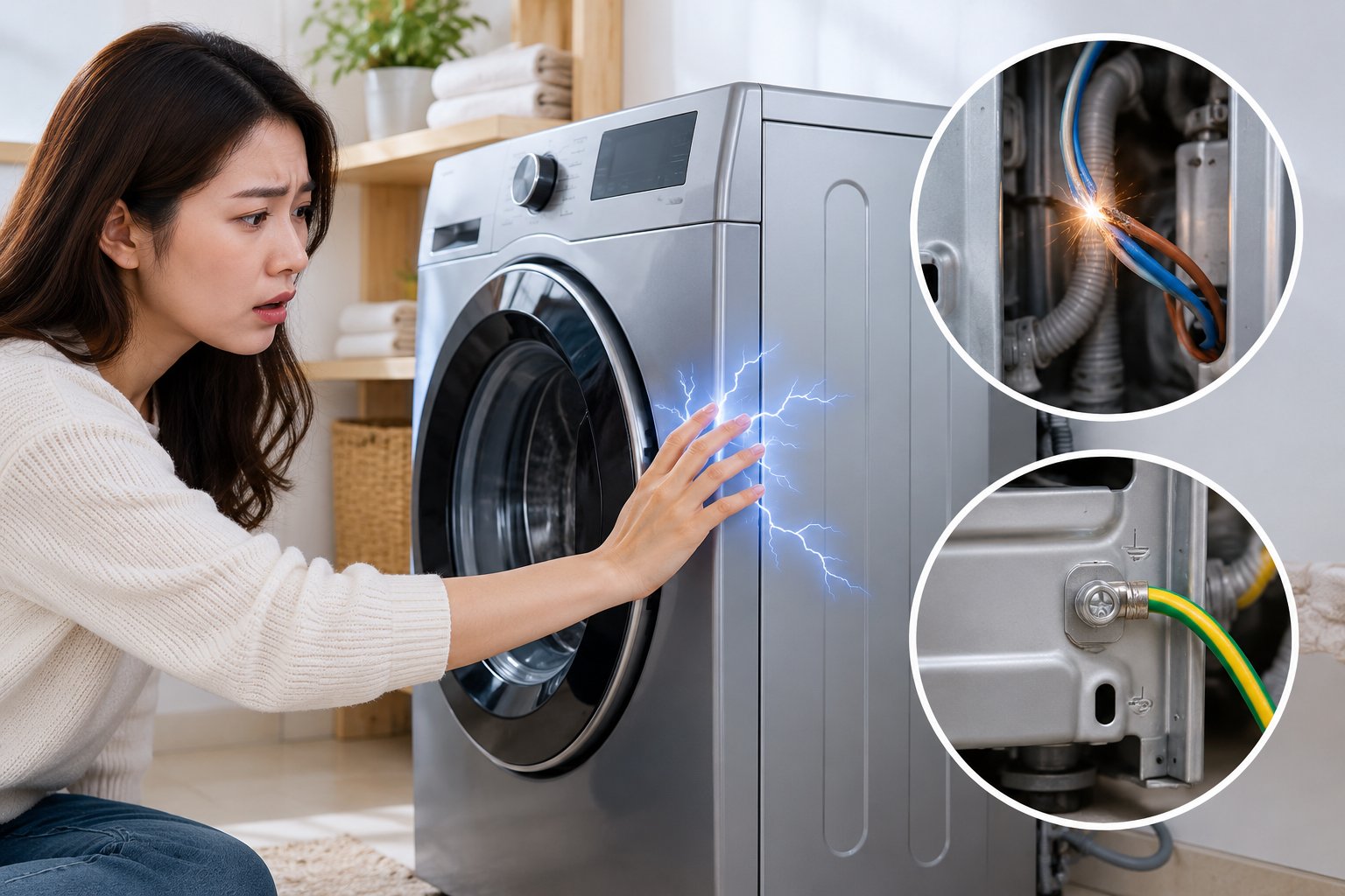 Vỏ máy giặt Electrolux bị tê điện: Xử lý an toàn 1 Ảnh minh hoạ: Vỏ máy giặt Electrolux bị tê điện: Xử lý an toàn