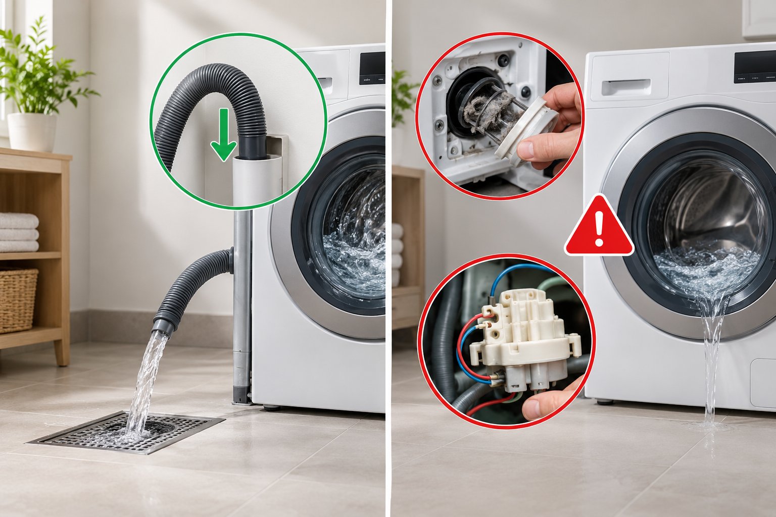 Máy giặt Electrolux vừa cấp nước đã xả: kiểm tra gì? 2 Ảnh minh hoạ: Máy giặt Electrolux vừa cấp nước đã xả: kiểm tra gì?