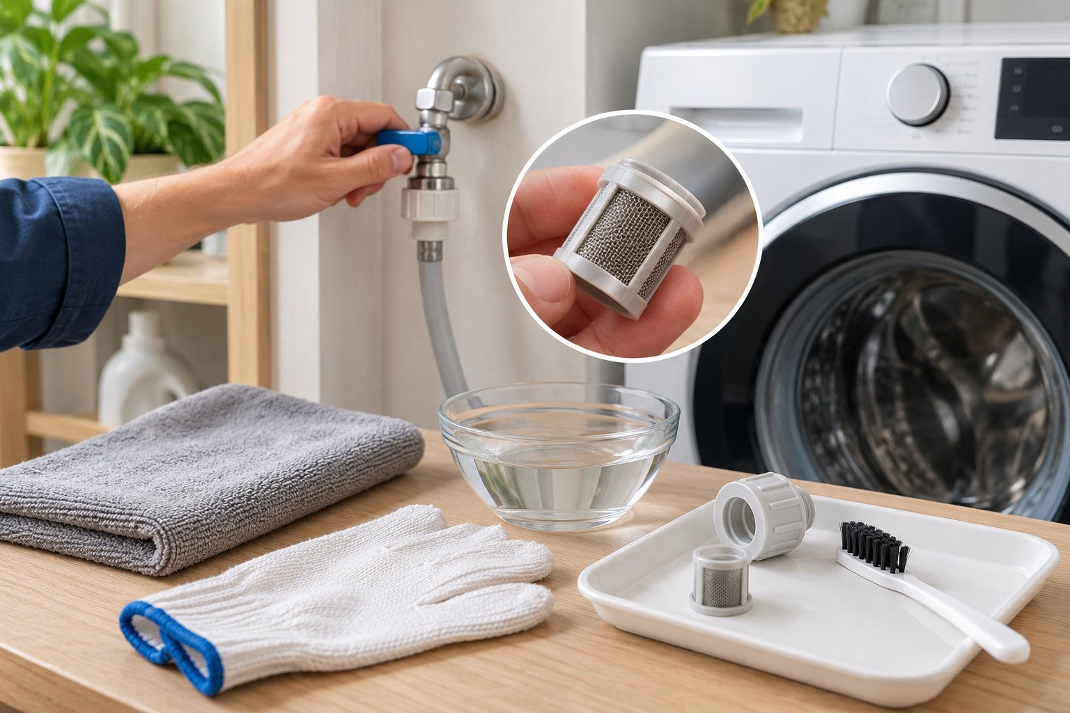 Cách vệ sinh lưới lọc cấp nước máy giặt Electrolux 1 Ảnh minh hoạ: Cách vệ sinh lưới lọc cấp nước máy giặt Electrolux