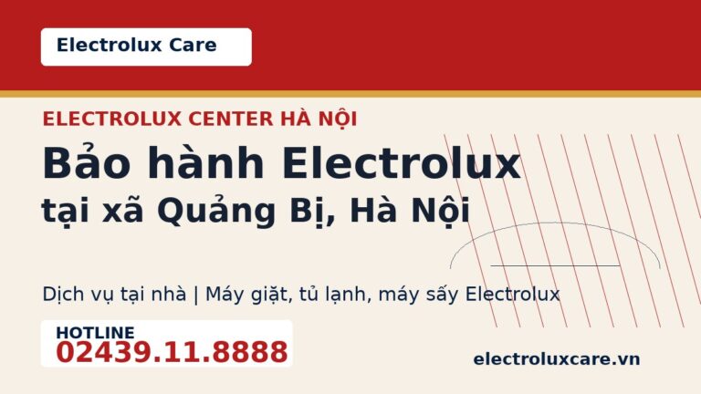 bao hanh electrolux xa quang bi ha noi